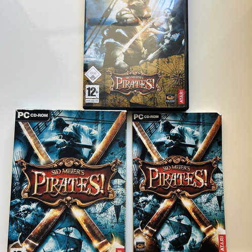 Sid Meiers Pirates PC game like new, original 2004 collectible