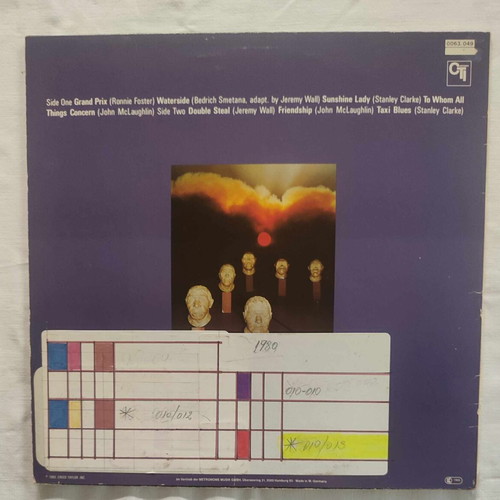 Fuse One vinyl record used, jazz, 1980
