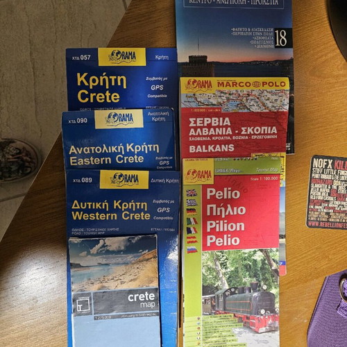 Books and maps used