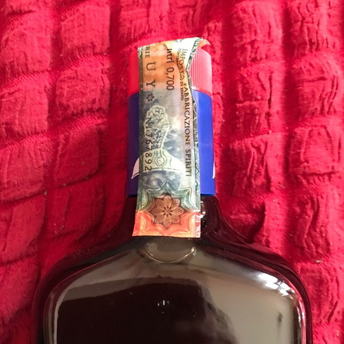 Amaro del Carabiniere liqueur new gift set with 2 glasses