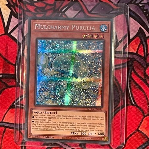 Mulcharmy Purulia Prismatic Secret Rare new Yu-Gi-Oh! card