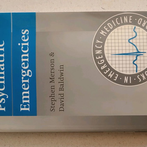Psychiatric Emergencies book like new, Oxford University Press