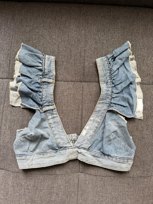 Guess women's denim top size M like new, blue