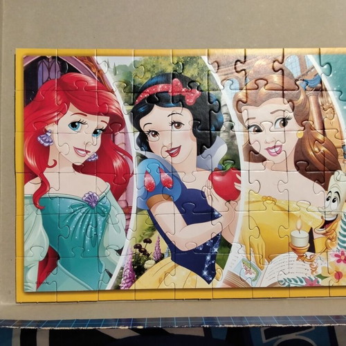 Puzzle 4 in 1 - Disney Princess, Happy Day, 35/48/54/70 pieces, Trefl, 4€