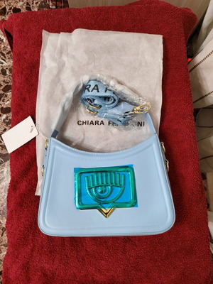 Τσάντα Crossbody γαλάζια νέα ποιότητα