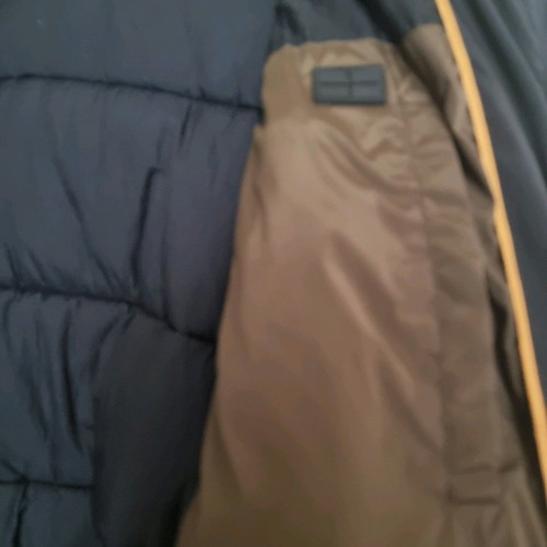 Zara men's puffer jacket black like new, water-repellent