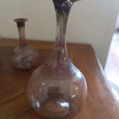 Collectible set of ancient glass vessel replicas like new