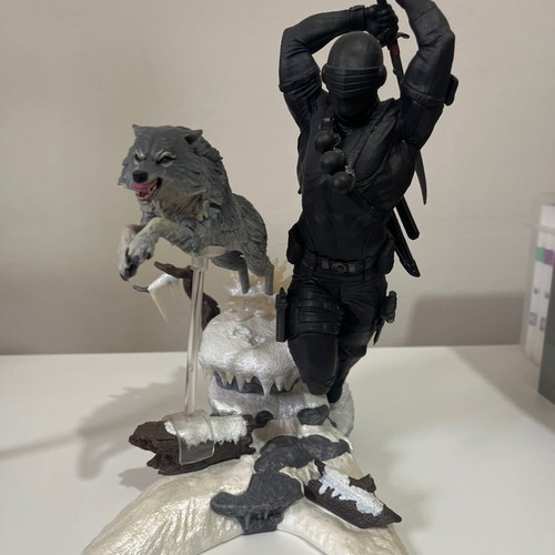 Diamond Select Toys G.I. Joe Gallery Snake Eyes & Timber PVC diorama statue