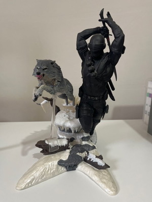 Diamond Select Toys G.I. Joe Gallery Snake Eyes & Timber PVC diorama statue
