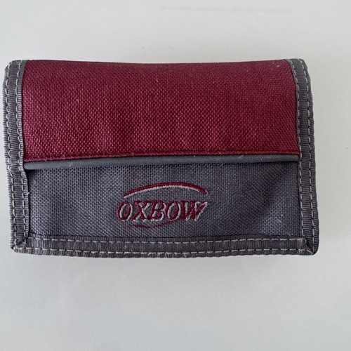 Oxbow fabric wallet like new, brown and gray