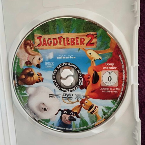DVD Children’s Movie Jagdfieber 2 like new, German language