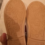 Energiers white ballerina shoes size 29 with velcro