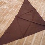 Triangular scarf like new, brown color
