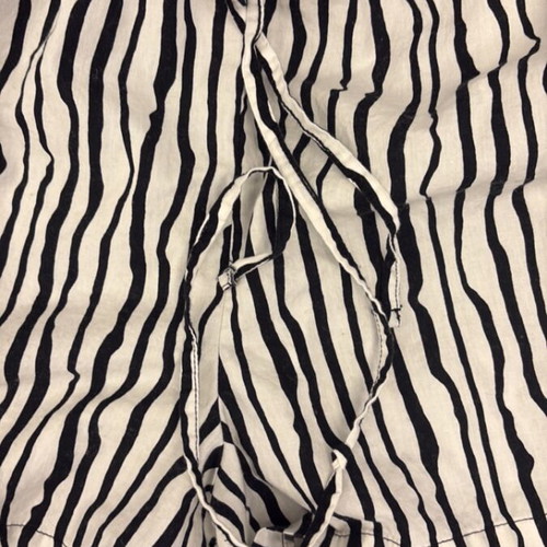 Sinsay Women's Summer Shorts like new, black and white zebra print, size S