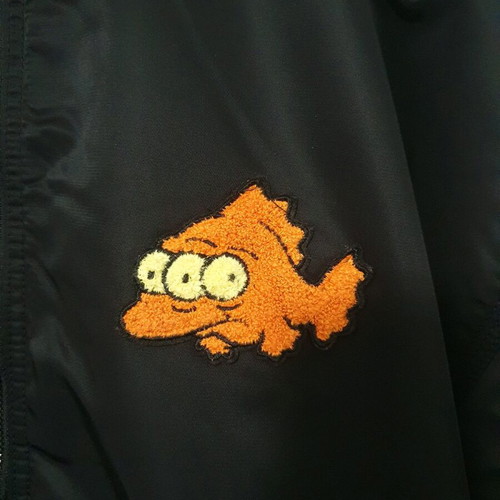 Bomber jacket The Simpsons H&M black like new size L