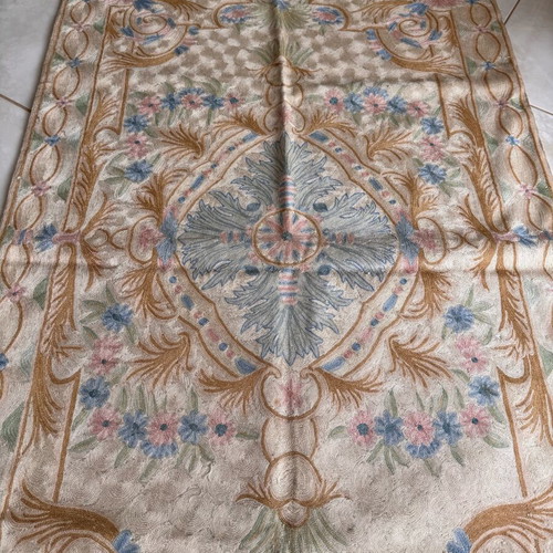 Cotton rug from India like new, 90 x 150 cm
