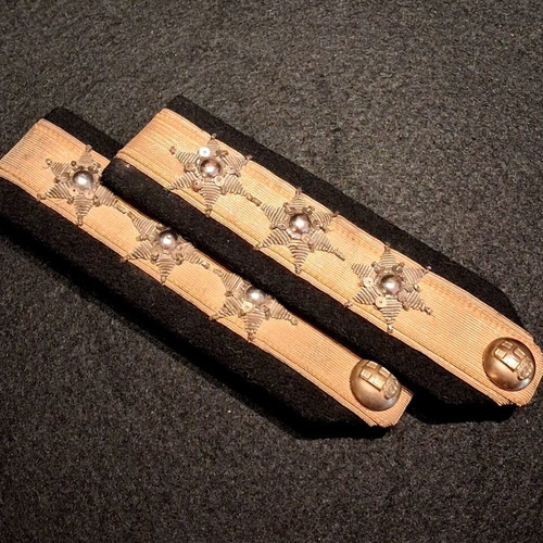 Pair of Handmade Royal Hellenic Army Colonel Epaulets circa 1910–1920 like new