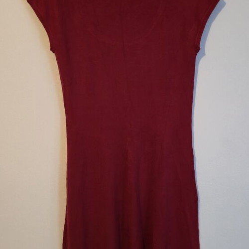 Zara sleeveless dress large, like new, dark red