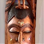  αφρικανικές μάσκες μασιφ ξυλο