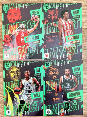 Panini Top Class Euroleague Card Bundle Impact Hero new
