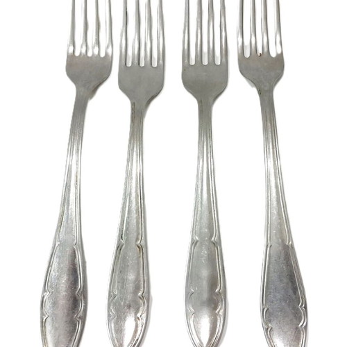 Petko Denev forks set of 4 used, vintage stainless steel