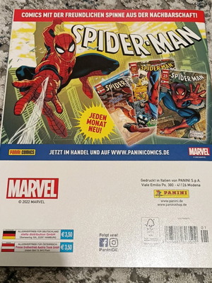 Panini The Amazing Spider-Man 2022 album new, German edition