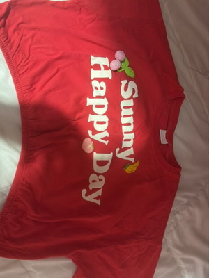 Zara T-shirt like new, red, size 164 cm, age 13