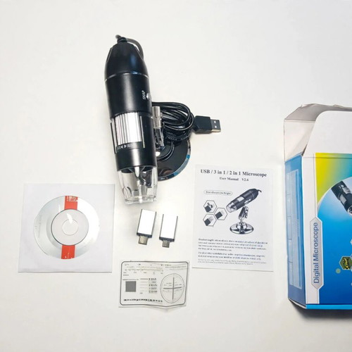 Digital Microscope 1600x new with USB and LED lighting