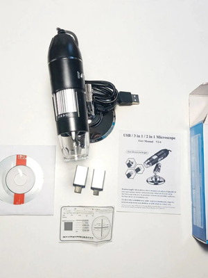 Digital Microscope 1600x new with USB and LED lighting