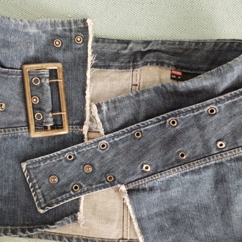 Diesel mini skirt, like new, size 28, blue