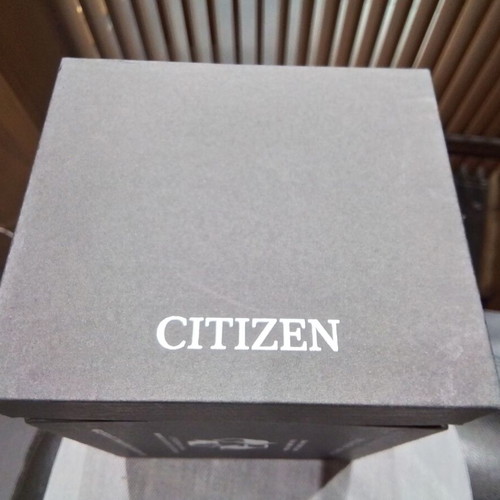 Citizen watch box black original new