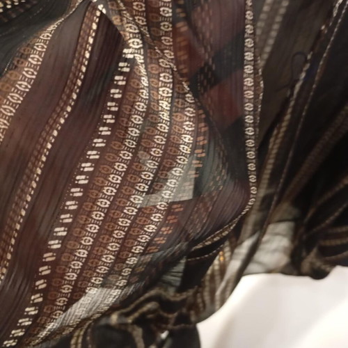 Caramella shirt semi-transparent wrap plus size like new