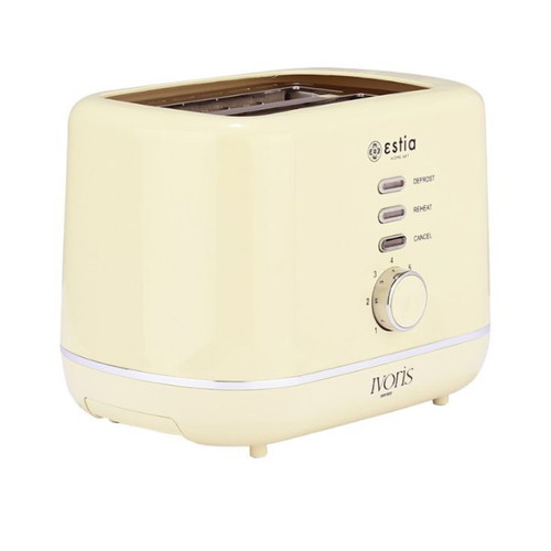 Estia Ivory Retro Style Toaster 850W beige new