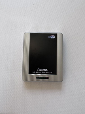 Hama USB 2.0 Hub & Card Reader 32-in-1 σαν καινούργιο, 3 θύρες USB