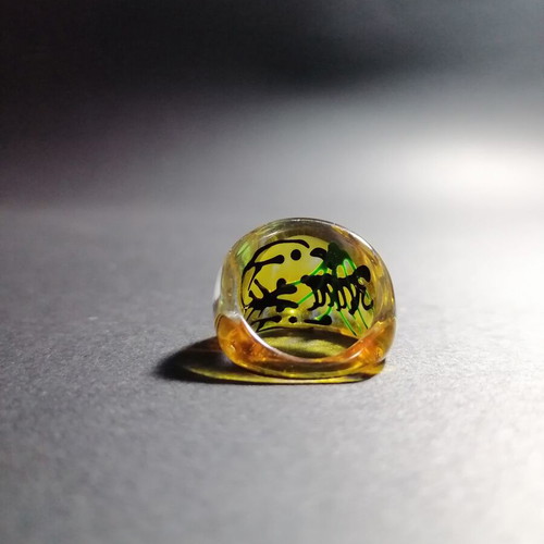Ring size 51.5 like new, multicolored