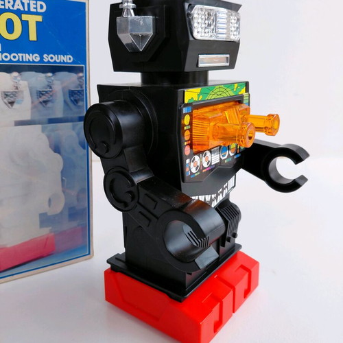 Besford Robot new from 70s-80s decade, functional sounds and lights