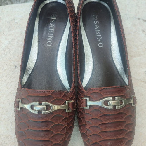 Sabino pumps new, brown, size 37 with low heel