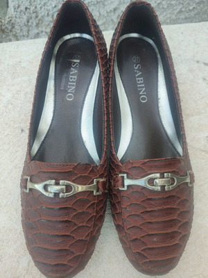 Sabino pumps new, brown, size 37 with low heel