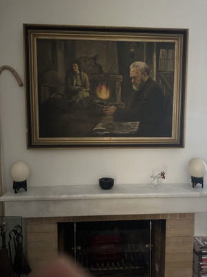Πίνακας Φ.Κοτσίνας με κορνίζα σαν καινούργιο, 115x85 εκ