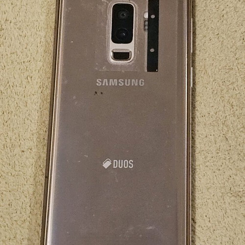 Samsung S9+ smartphone used, 64GB, 6GB RAM, Android 10, gold