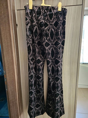 Zara velvet black pants new, size S