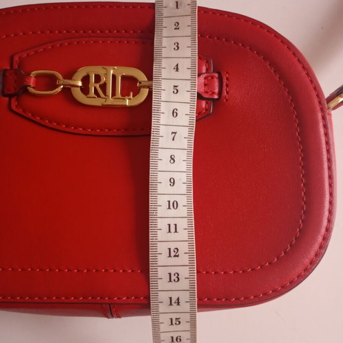 Ralph Lauren leather crossbody bag new, dark red