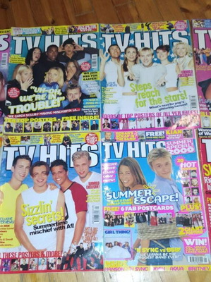 TV Hits music magazines used, pack of 17 English issues
