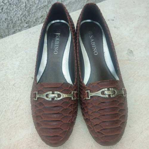 Sabino pumps new, brown, size 37 with low heel