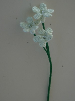 Πλεκτό μπουκέτο από λαχανί λουλούδια κατόπιν παραγγελίας