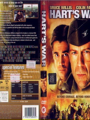 Hart's War DVD used, action adventure with subtitles
