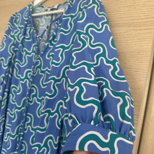 Φόρεμα Drogo Maxi από Diane Von Furstenberg σαν καινούργιο, μπλε και πράσινο