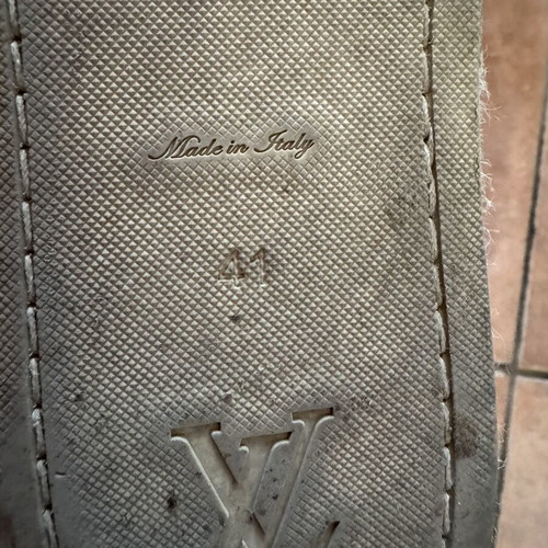 Louis Vuitton espadrille shoes used, size 41, blue