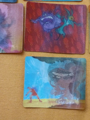 McDonald's Hercules 3D cards used, set of 9