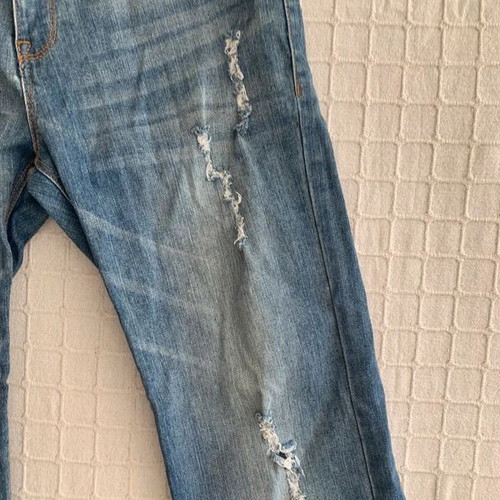 Pink Woman blue jeans, size M, slim fit